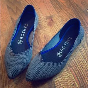 Rothy’s The Point in Cloud Grey Birdseye